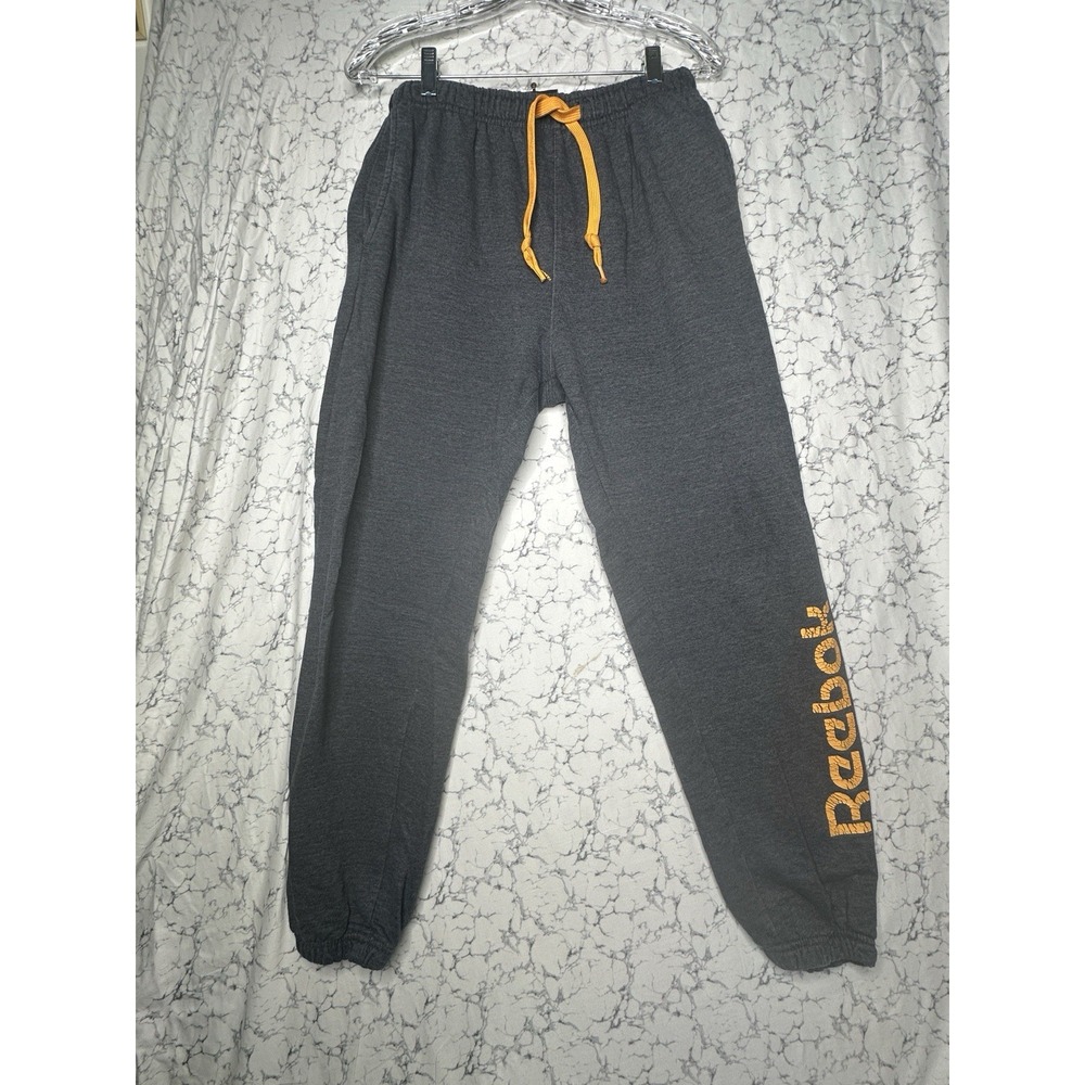 Vintage‎ 90s Reebok Gray Sweat Athletic Joggers | Tagged Size: Large